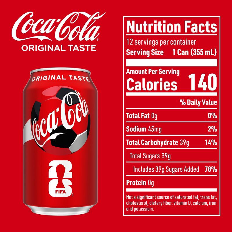slide 6 of 6, Coca-Cola Soda - 12pk/12 fl oz Cans, 12 ct; 12 fl oz