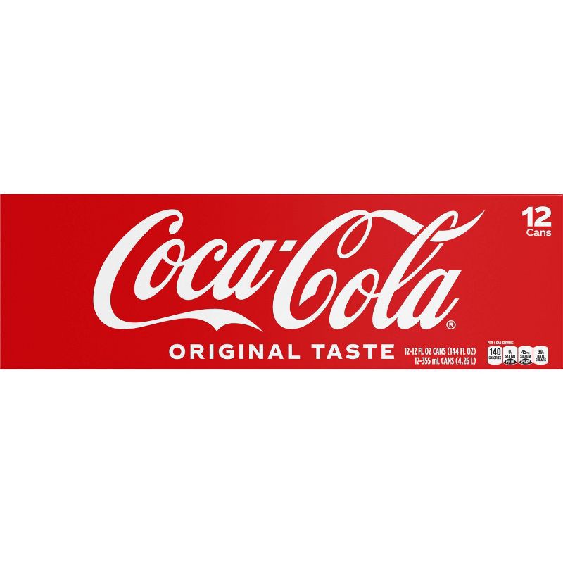 slide 7 of 13, Coca-Cola Soda - 12pk/12 fl oz Cans, 12 ct; 12 fl oz