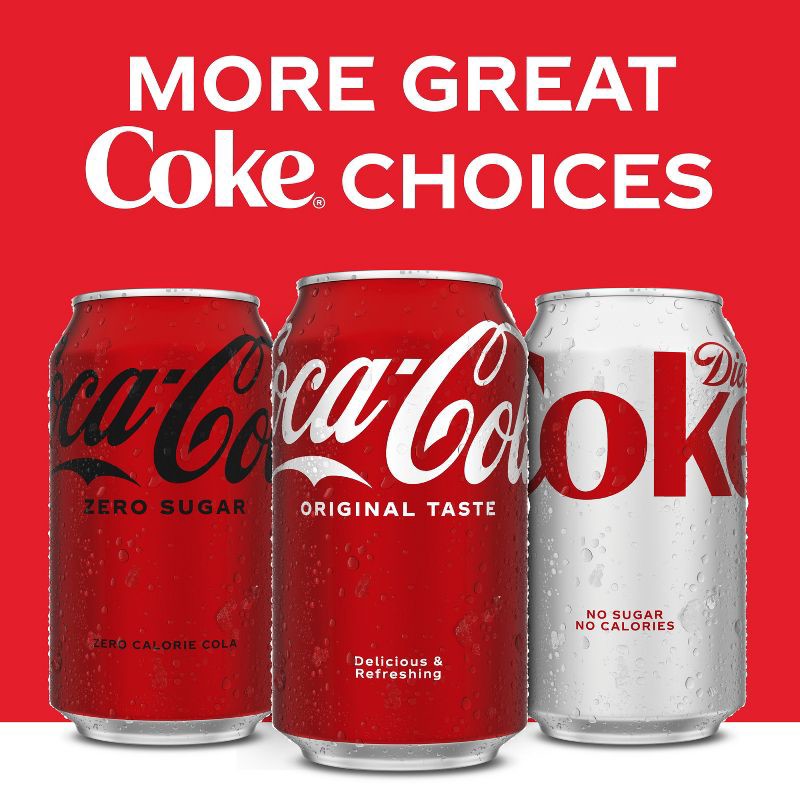 slide 7 of 8, Coca-Cola Soda - 12pk/12 fl oz Cans, 12 ct; 12 fl oz