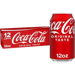 Coca-Cola Soda - 12pk/12 fl oz Cans