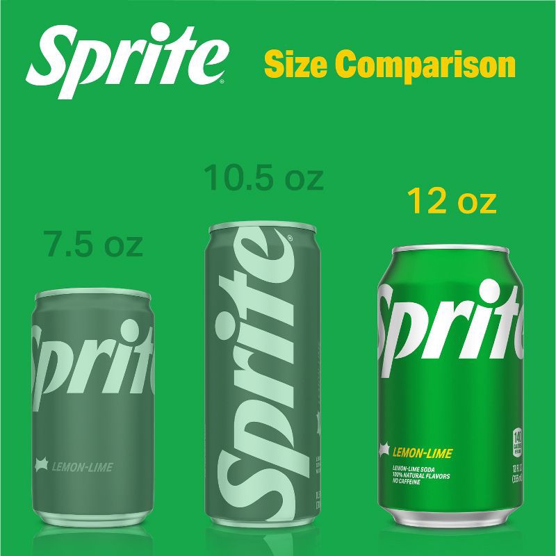 slide 2 of 7, Sprite Soda - 12pk/12 fl oz Cans, 12 ct; 12 fl oz