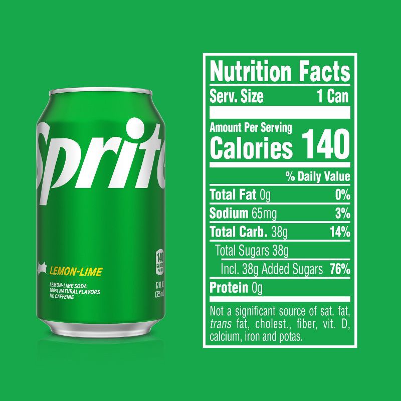 slide 4 of 7, Sprite Soda - 12pk/12 fl oz Cans, 12 ct; 12 fl oz