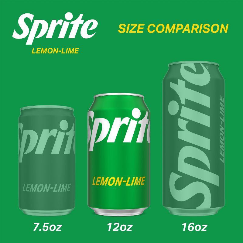 slide 4 of 7, Sprite Soda - 12pk/12 fl oz Cans, 12 ct; 12 fl oz