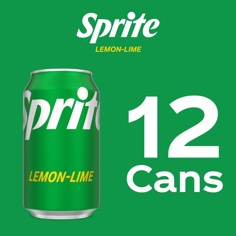 slide 5 of 7, Sprite Soda - 12pk/12 fl oz Cans, 12 ct; 12 fl oz