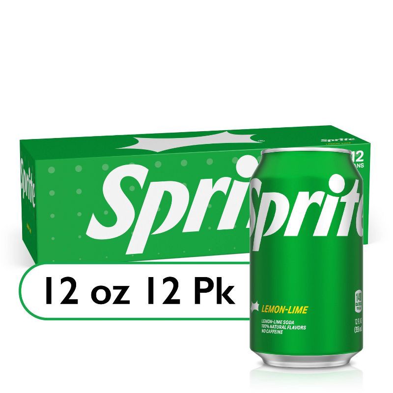 slide 7 of 7, Sprite Soda - 12pk/12 fl oz Cans, 12 ct; 12 fl oz