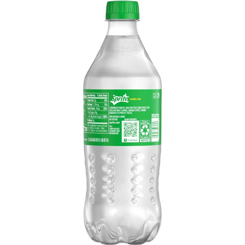 slide 2 of 7, Sprite - 20 fl oz Bottle, 20 fl oz