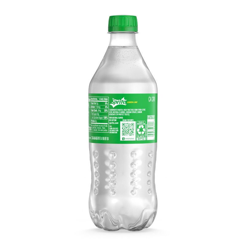 slide 4 of 7, Sprite - 20 fl oz Bottle, 20 fl oz