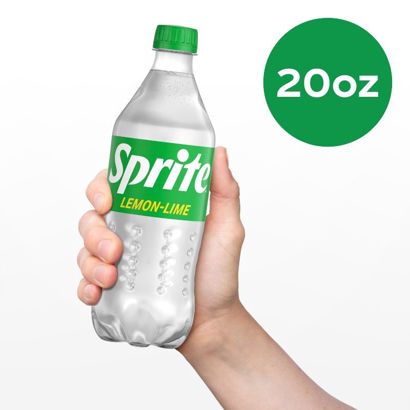 slide 5 of 7, Sprite - 20 fl oz Bottle, 20 fl oz