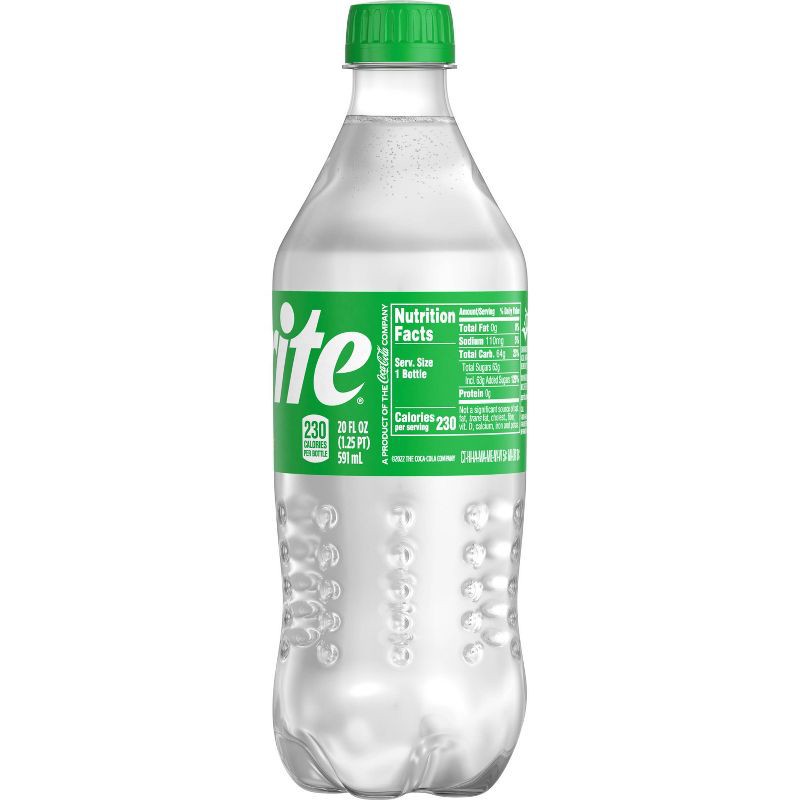 slide 6 of 7, Sprite - 20 fl oz Bottle, 20 fl oz