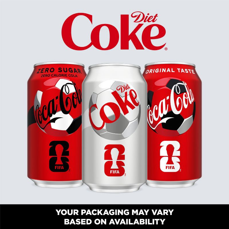 slide 5 of 6, Diet Coke Soda - 12pk/12 fl oz Cans, 12 ct; 12 fl oz