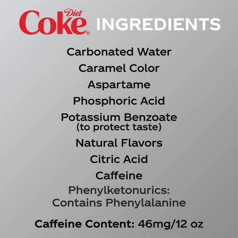 slide 6 of 8, Diet Coke Soda - 12pk/12 fl oz Cans, 12 ct; 12 fl oz