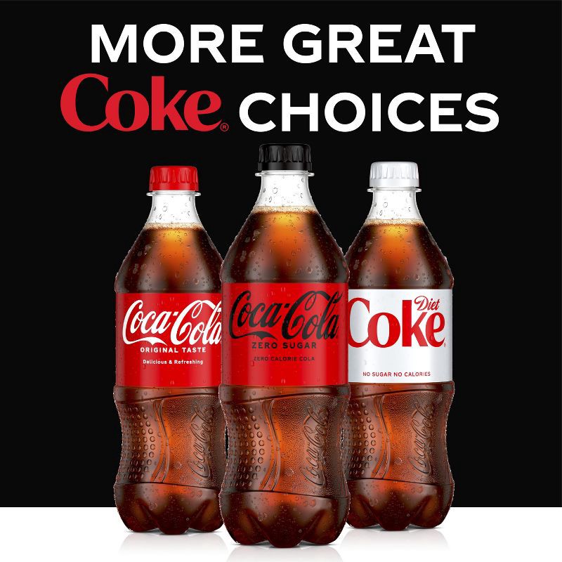 slide 6 of 8, Coca-Cola Zero Sugar Soda - 2 L Bottle, 2 liter