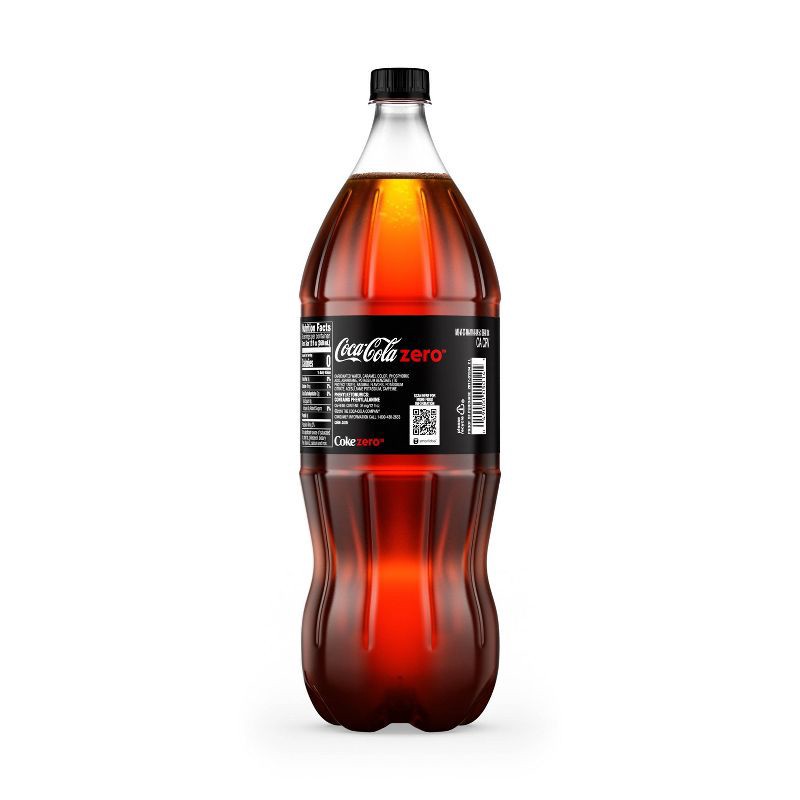 slide 8 of 12, Coca-Cola Zero Sugar Soda - 2 L Bottle, 2 liter