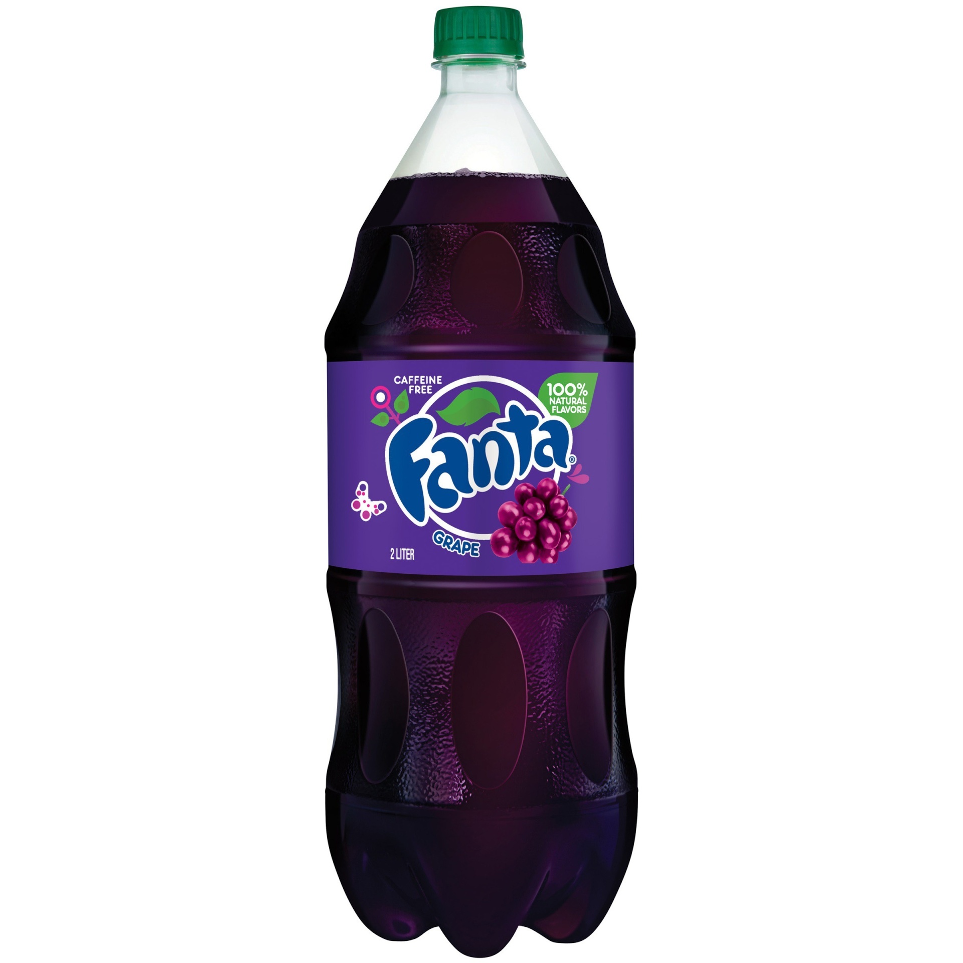 slide 1 of 3, Fanta Grape Soda Bottle, 2 liter