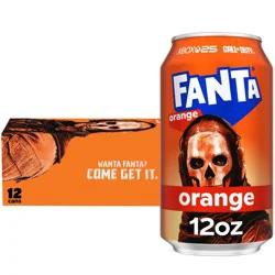 Fanta Orange Soda - 12pk/12 fl oz Cans