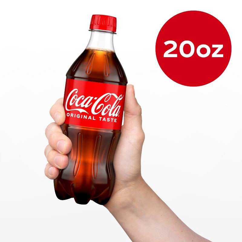 slide 5 of 8, Coca-Cola - 20 fl oz Bottle, 20 fl oz
