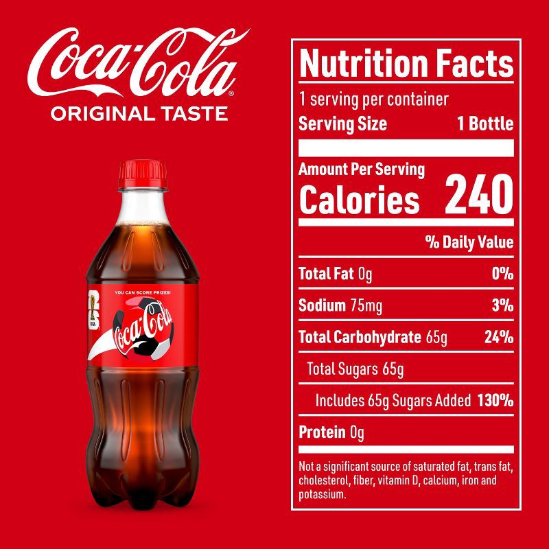 slide 5 of 5, Coca-Cola - 20 fl oz Bottle, 20 fl oz