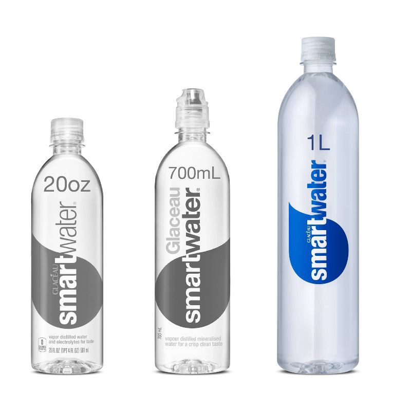 slide 4 of 7, smartwater Bottles - 6pk/33.8 fl oz, 6 ct; 33.8 fl oz