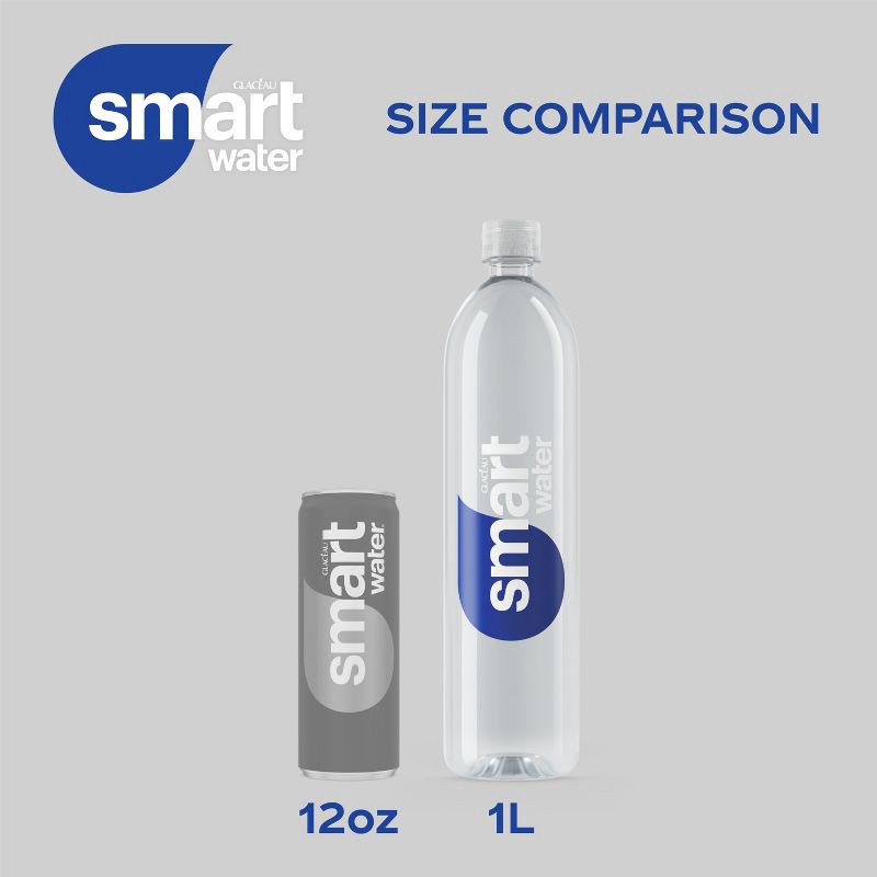 slide 5 of 7, smartwater Bottles - 6pk/33.8 fl oz, 6 ct; 33.8 fl oz