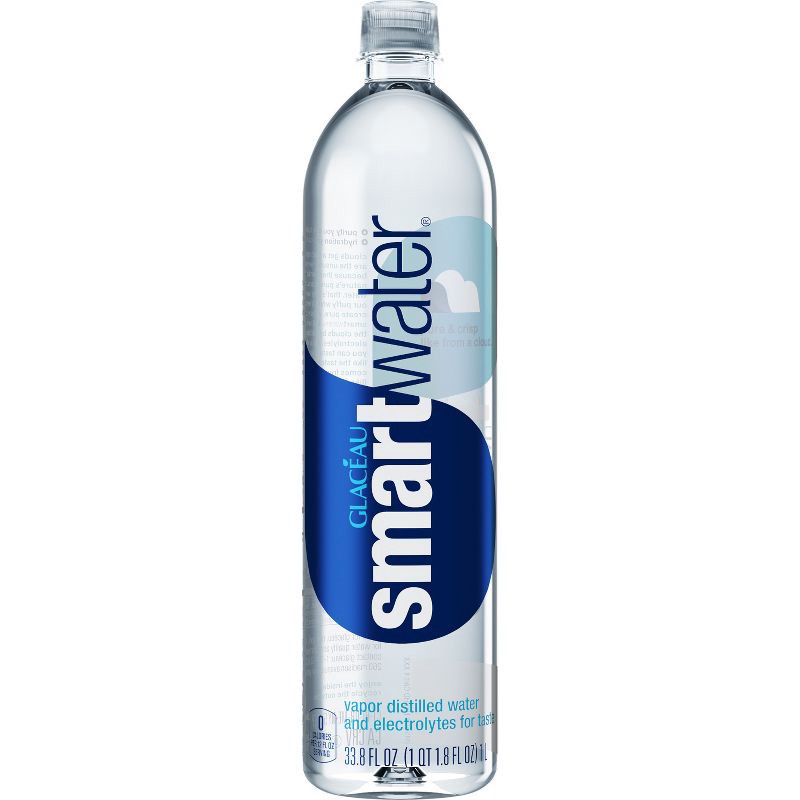 slide 6 of 7, smartwater Bottles - 6pk/33.8 fl oz, 6 ct; 33.8 fl oz