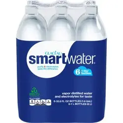 Glaceau smartwater Bottles - 6pk/33.8 fl oz