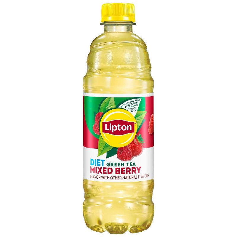 slide 4 of 4, Lipton RTD Lipton Diet Mixed Berry Green Tea - 12pk/16.9 fl oz Bottles, 12 ct; 16.9 fl oz