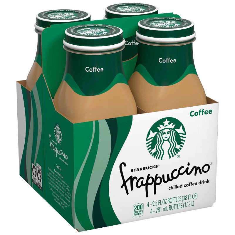 slide 2 of 6, Starbucks RTD Starbucks Frappuccino Coffee Drink - 4pk/9.5 fl oz Glass Bottles, 4 ct; 9.5 fl oz