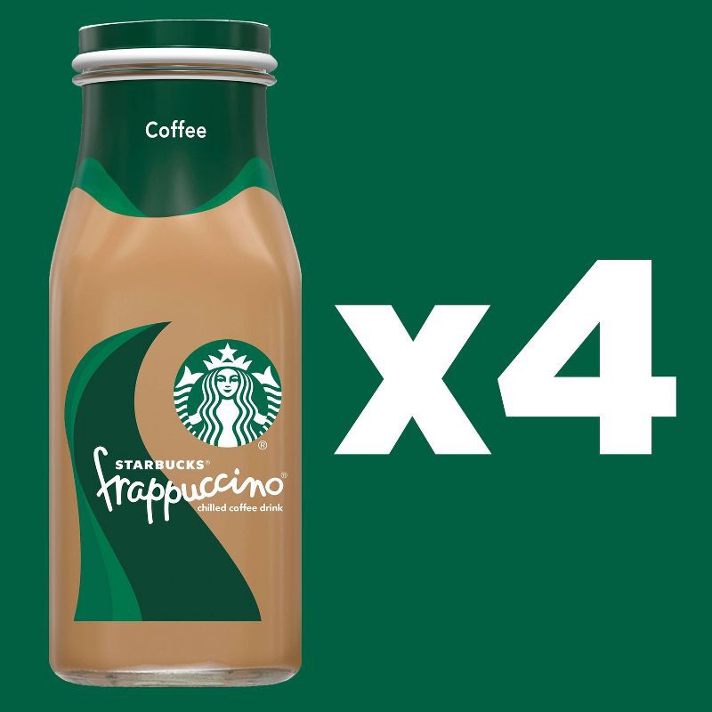 slide 3 of 6, Starbucks RTD Starbucks Frappuccino Coffee Drink - 4pk/9.5 fl oz Glass Bottles, 4 ct; 9.5 fl oz