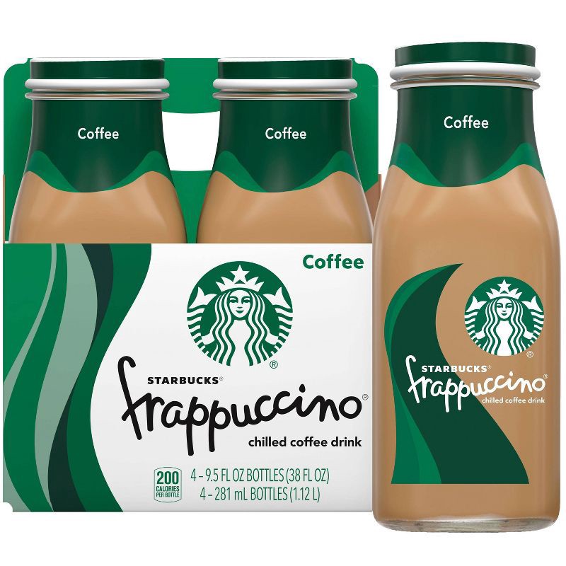 slide 1 of 6, Starbucks RTD Starbucks Frappuccino Coffee Drink - 4pk/9.5 fl oz Glass Bottles, 4 ct; 9.5 fl oz