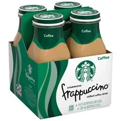 Starbucks RTD Starbucks Frappuccino Coffee Drink - 4pk/9.5 fl oz Glass Bottles