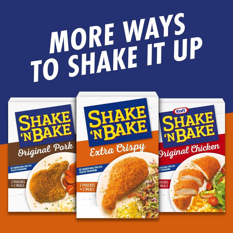 slide 7 of 11, Shake 'N Bake Extra Crispy Seasoned Coating Mix - 5oz, 5 oz