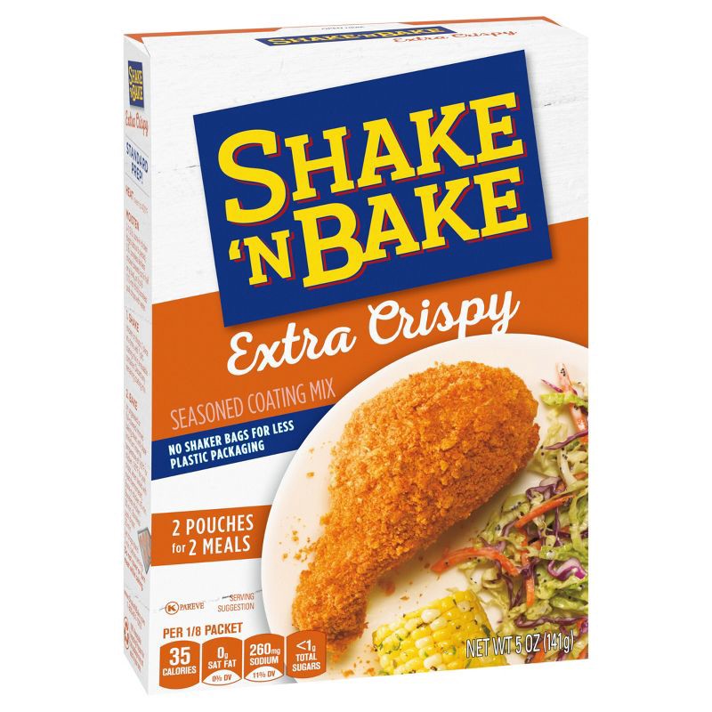 slide 9 of 11, Shake 'N Bake Extra Crispy Seasoned Coating Mix - 5oz, 5 oz
