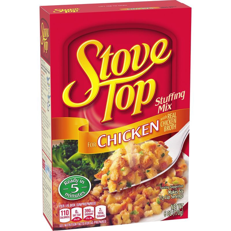 slide 5 of 11, Stove Top Stuffing Mix For Chicken 6oz, 6 oz