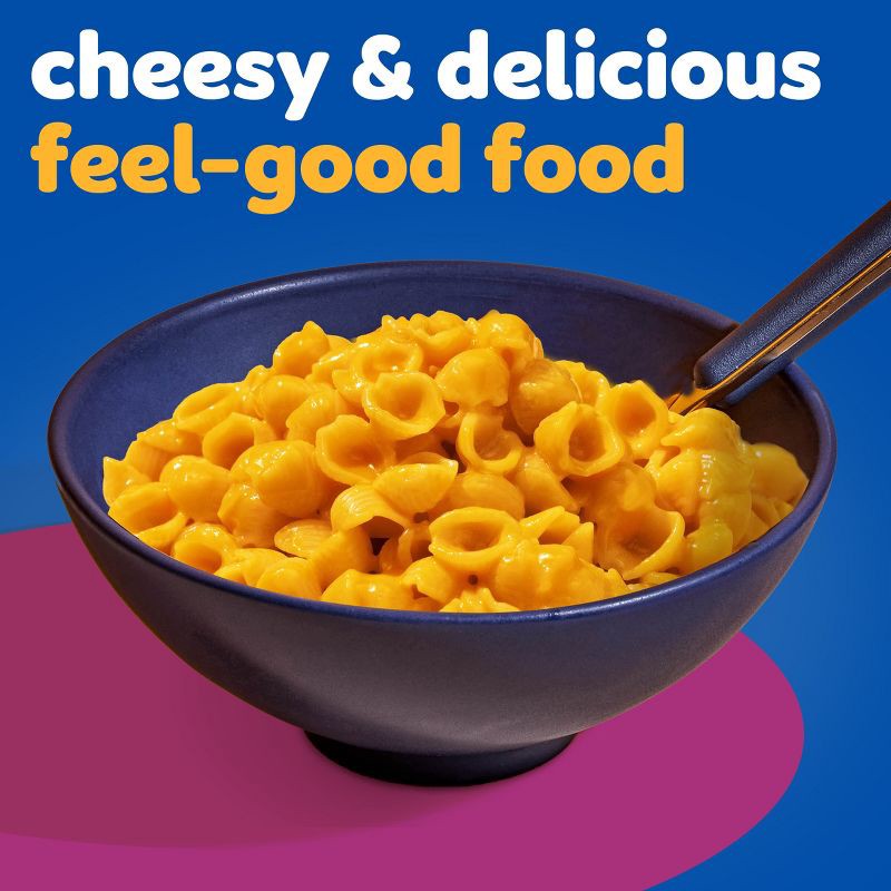 slide 7 of 9, Kraft Three Cheese Mac and Cheese Dinner with Mini-Shell Pasta - 7.25oz, 7.25 oz