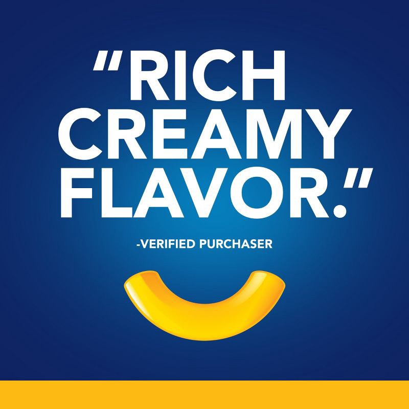 slide 9 of 9, Kraft Three Cheese Mac and Cheese Dinner with Mini-Shell Pasta - 7.25oz, 7.25 oz