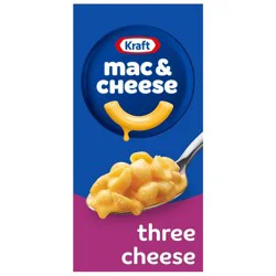 Kraft Three Cheese Mac and Cheese Dinner with Mini-Shell Pasta - 7.25oz