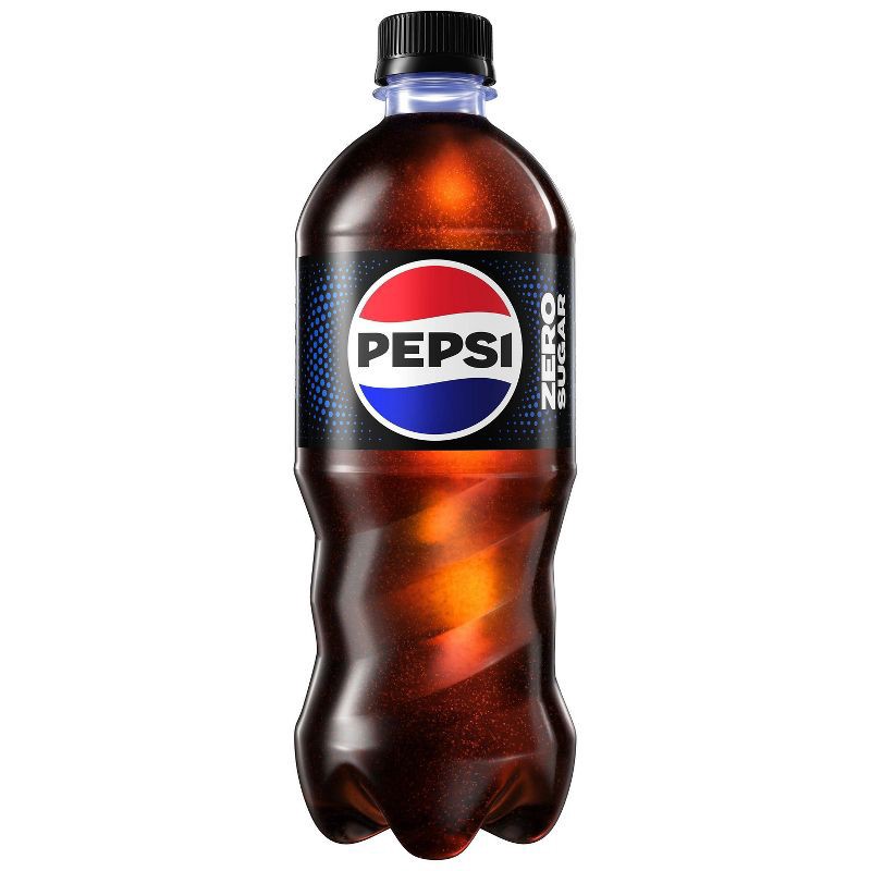 slide 1 of 8, Pepsi Zero Sugar Cola Soda - 20 fl oz Bottle, 20 fl oz