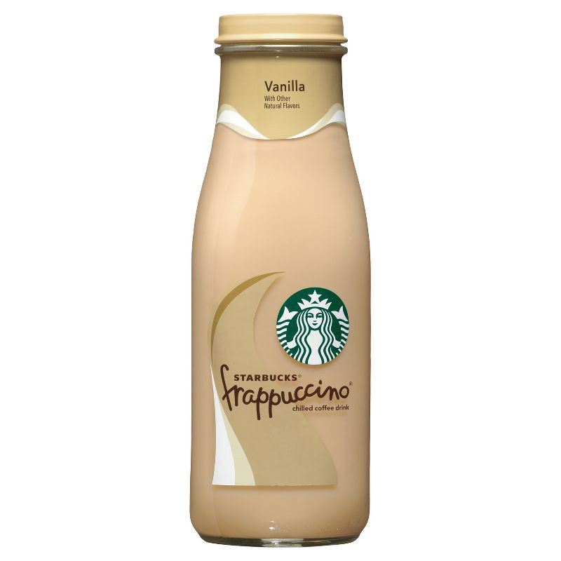 slide 1 of 3, Starbucks RTD Starbucks Frappuccino Vanilla Chilled Coffee Drink - 13.7 fl oz Glass Bottle, 13.7 fl oz