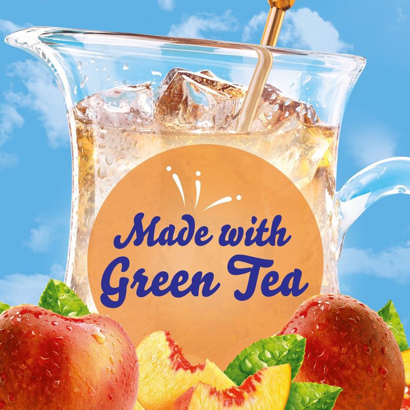 slide 6 of 9, Crystal Light Peach Iced Tea Drink Mix - 6pk/0.25oz Pouches, 6 ct, 0.25 oz