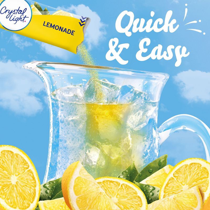 slide 3 of 9, Crystal Light Natural Lemonade Drink Mix - 6pk/0.53oz, 6 ct; 0.53 oz