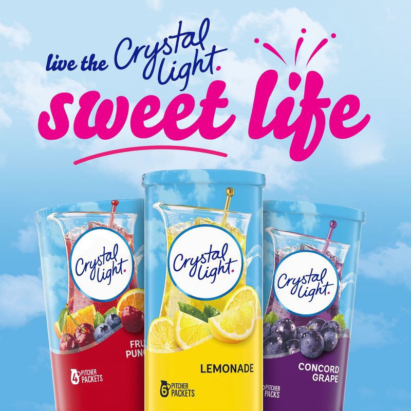 slide 8 of 9, Crystal Light Natural Lemonade Drink Mix - 6pk/0.53oz, 6 ct; 0.53 oz