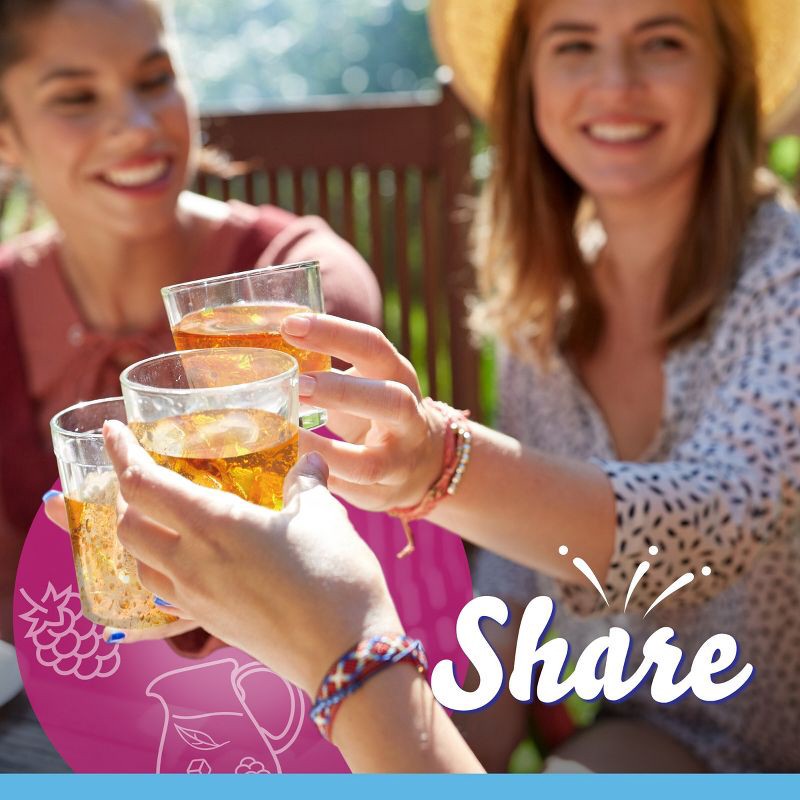 slide 4 of 11, Crystal Light Raspberry Iced Tea Drink Mix - 6pk/0.27oz, 6 ct, 0.27 oz