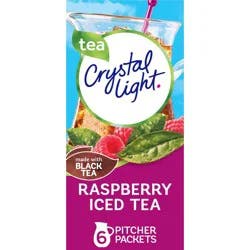 Crystal Light Raspberry Iced Tea Drink Mix - 6pk/0.27oz