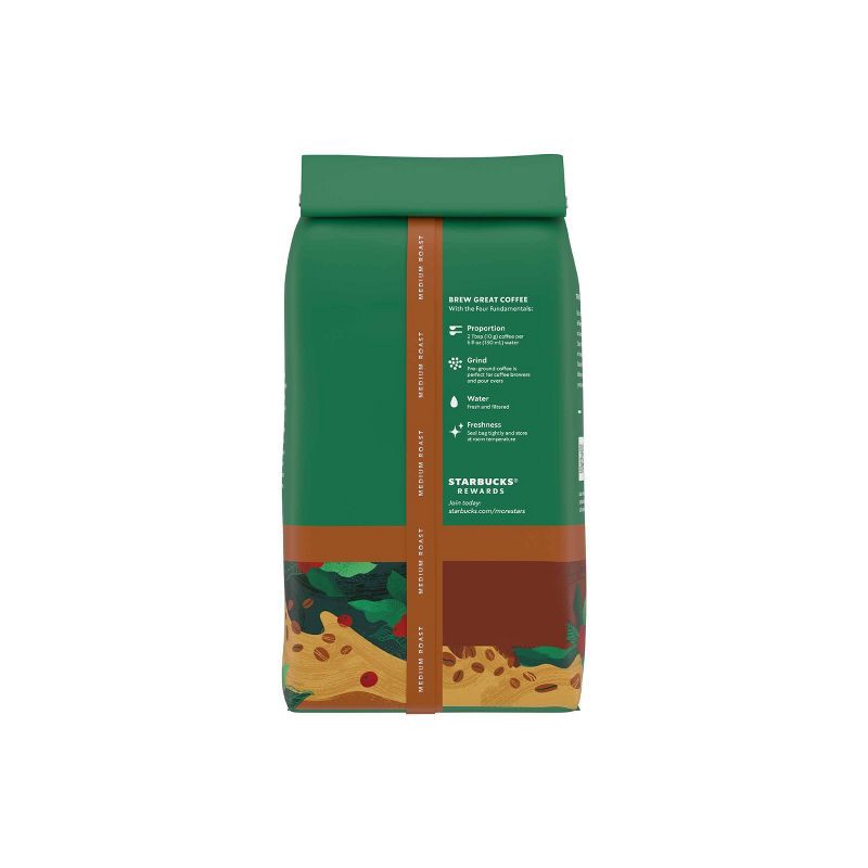 slide 6 of 6, Starbucks Medium Roast Decaf Ground Coffee — House Blend — 100% Arabica — 1 bag (12 oz.), 12 oz