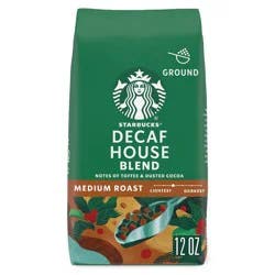 Starbucks House Blend Medium Roast Ground Coffee - Decaf - 12oz
