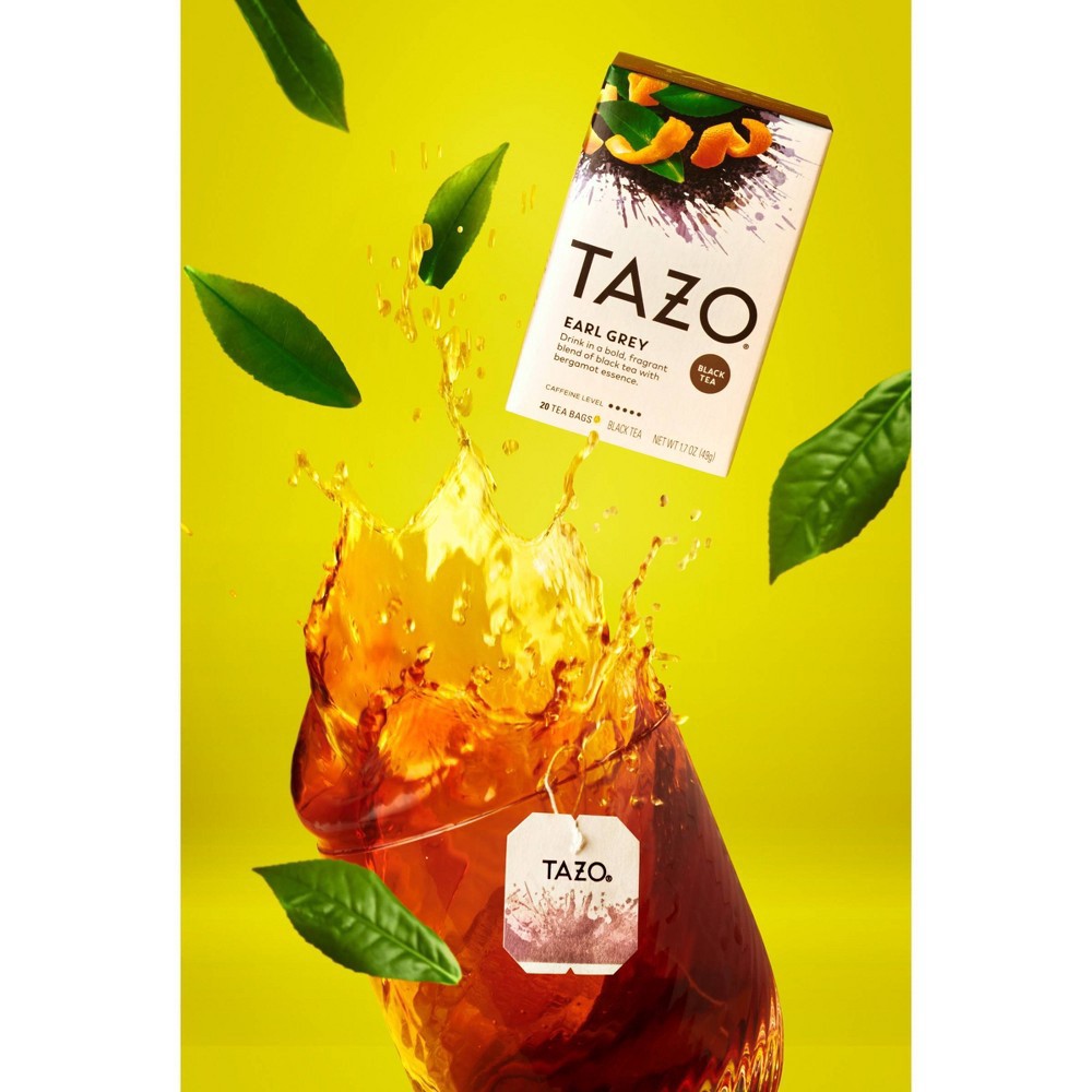 slide 5 of 8, Tazo Earl Grey Black Tea, 20 ct