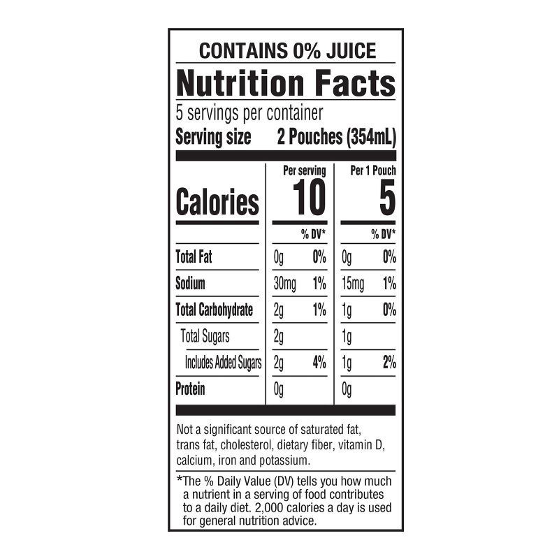 slide 2 of 13, Capri Sun Roarin' Waters Tropical Fruit Juice Drinks - 10pk/6 fl oz Pouches, 10 ct; 6 fl oz