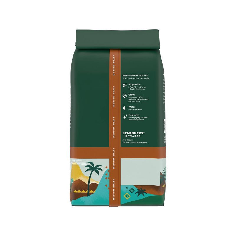 slide 6 of 6, Starbucks Medium Roast Ground Coffee — Colombia — 100% Arabica — 1 bag (12 oz.), 12 oz