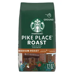 Starbucks Pike Place Roast Medium Ground Coffee - 12oz