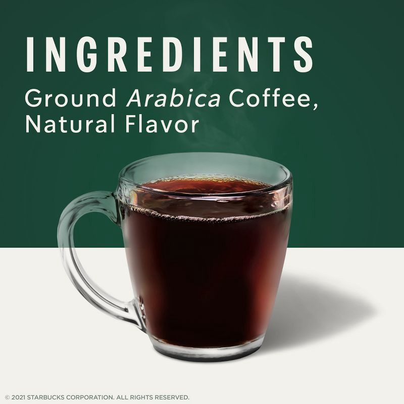 slide 4 of 5, Starbucks Light Roast Ground Coffee—Caramel Flavored Coffee—Naturally Flavored—100% Arabica 1 bag (11 oz), 11 oz